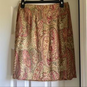 Beautiful Talbots paisley wrap skirt !!💐 SALE!